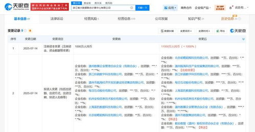 浙江省大數(shù)據(jù)聯(lián)合計算中心資本實力躍升，增資至1.1億元加速網(wǎng)絡(luò)與信息安全軟件開發(fā)